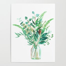 greenery in the jar Poster