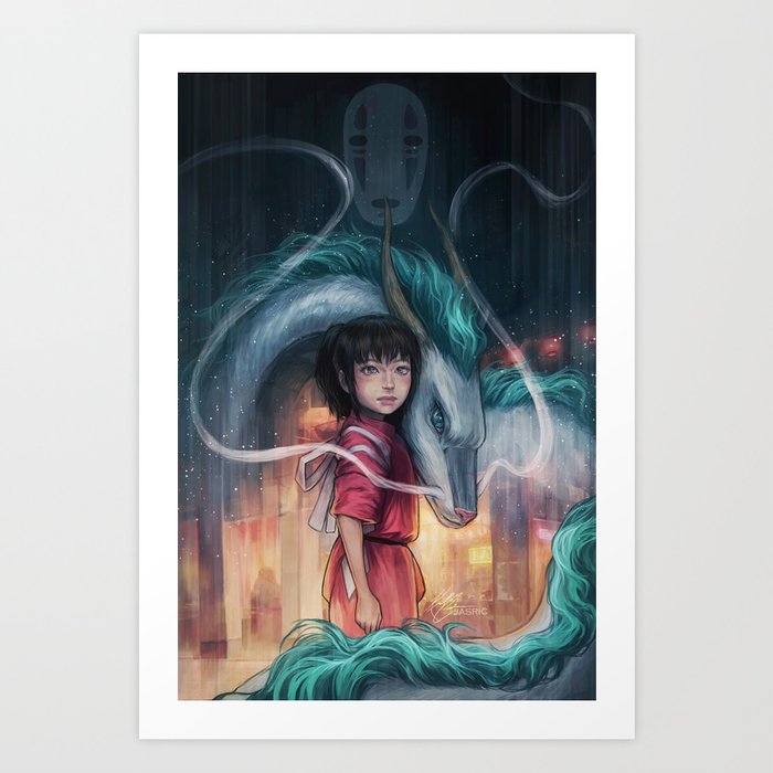 Spirited Away Art Print