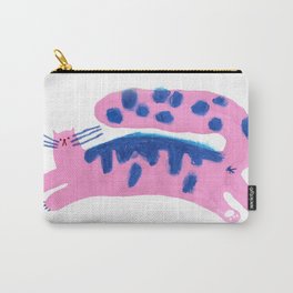 Fat Pink Cat Carry-All Pouch