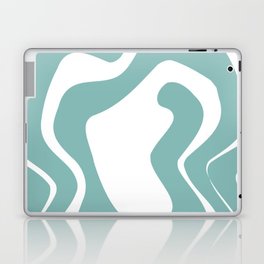 Blue abstract Laptop Skin