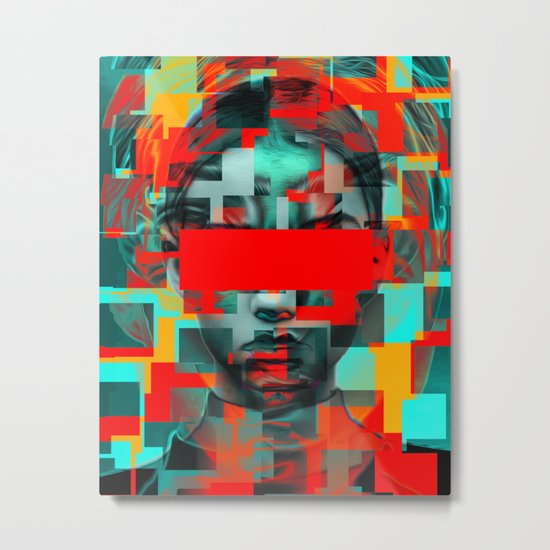 Digital G Metal Print