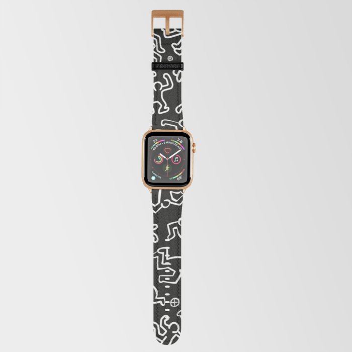 Figures Homage to Haring Apple Watch Band by vintage hub