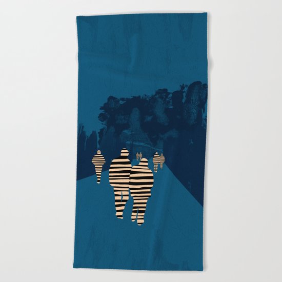 walking for oblivion Beach Towel