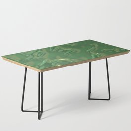 Luxury green fluid background Coffee Table