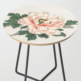 Pink rose by Kōno Bairei Side Table