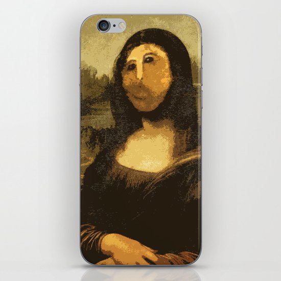 Ups! ( Mona Lisa - La Gioconda ) iPhone & iPod Skin