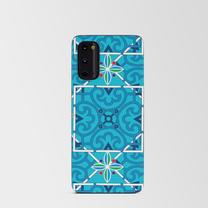 Italian,Sicilian art,majolica,Moroccan tiles  Android Card Case