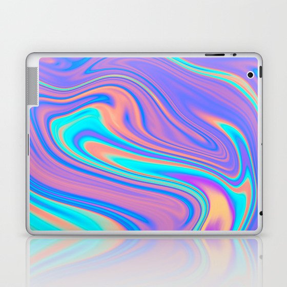 Holographic Flames Laptop & iPad Skin