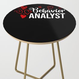 ABA Behavior Therapist Therapy Analyst Side Table
