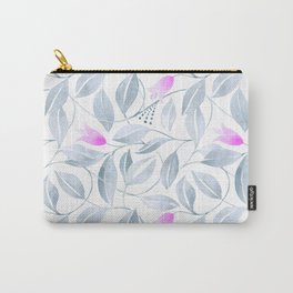 Silver & Pink Carry-All Pouch