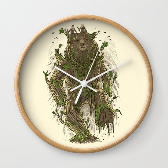 Treebear Wall Clock