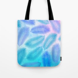 Feathers on Watercolor Background Tote Bag