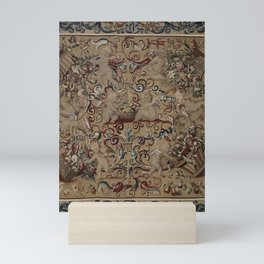 Antique 17th Century Drayton House English Tapestry Mini Art Print