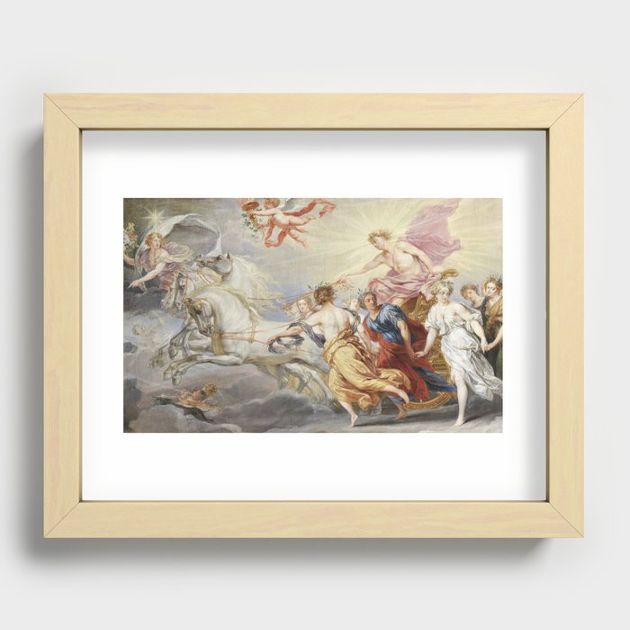 Apollo on his Sun Chariot Jan Boeckhorst Renaissance Painting Recessed Framed Print