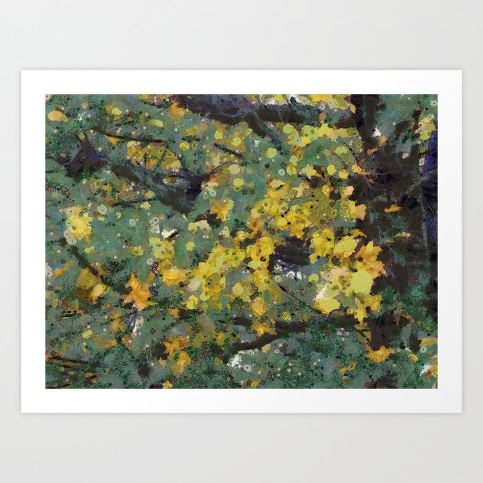 Oak Tree Abstract Photoart Art Print By Darlafitz Society6