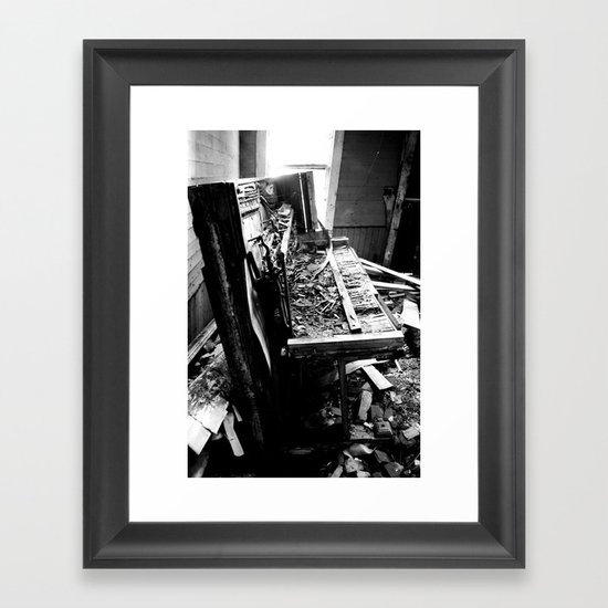 Upright Framed Art Print