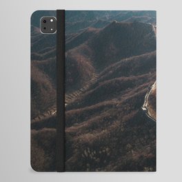 China Photography - Great Wall Of China Seen From Above iPad Folio Case