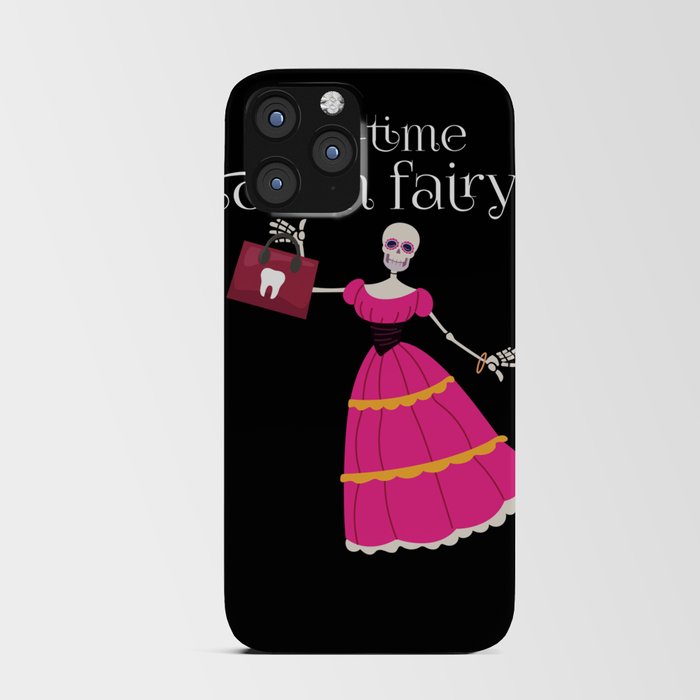 Part Time Tooth-Fairy | Pink Skeleton iPhone Card Case