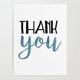 Thank You Poster