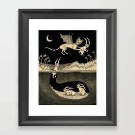 An Abrupt Farewell Framed Art Print