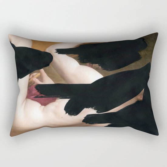 Brutalized Old Master Rectangular Pillow