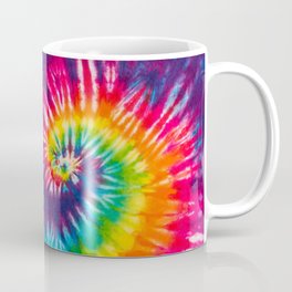 Colorful Spiral Tie Dye Coffee Mug