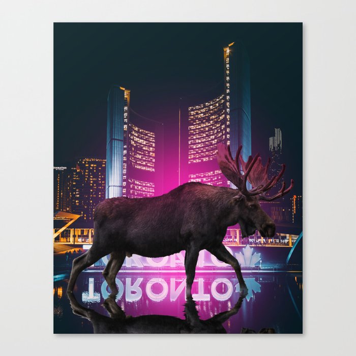Toronto Moose Canvas Print