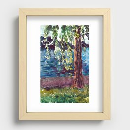Willows at Lutry Recessed Framed Print