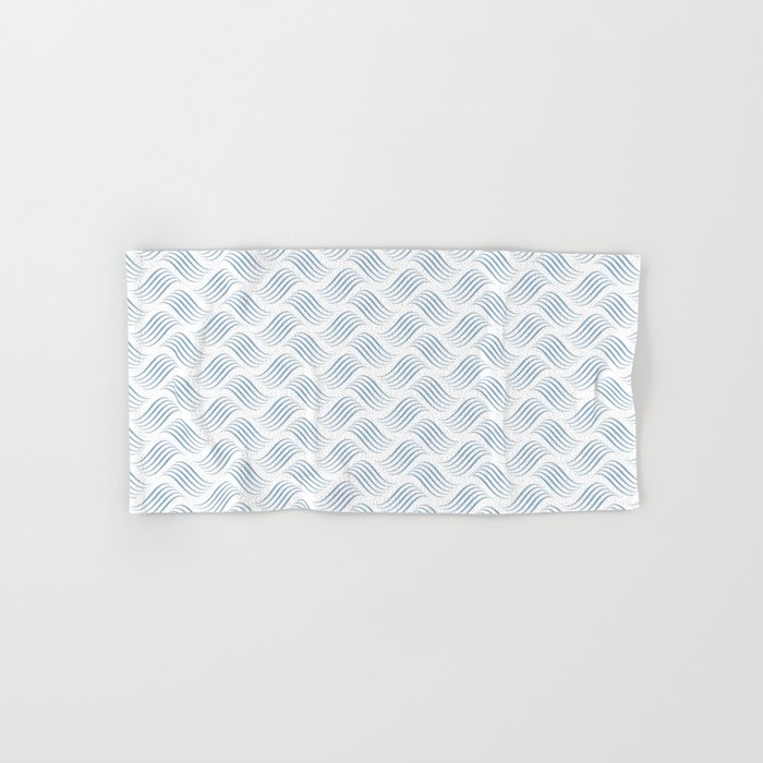 Blue and White Wavy Tessellation Line Pattern Pairs Dulux 2022 Popular ... Line Pattern Design