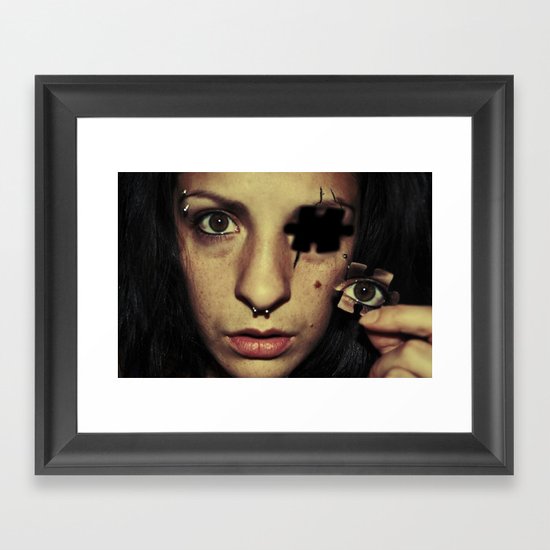 A piece of me Framed Art Print