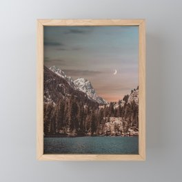 magic mountains Framed Mini Art Print