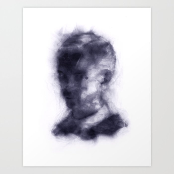 Draco Malfoy Smoke Painting Art Print By Samuelarmas Society6