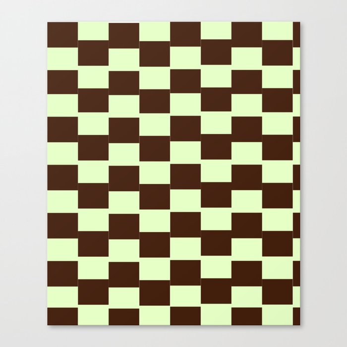 2 Abstract Grid Checkered 220718 Valourine Design  Canvas Print