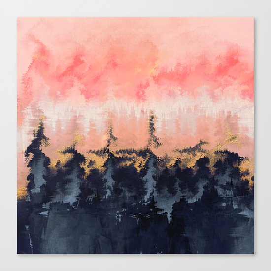 Abstract Wilderness Canvas Print
