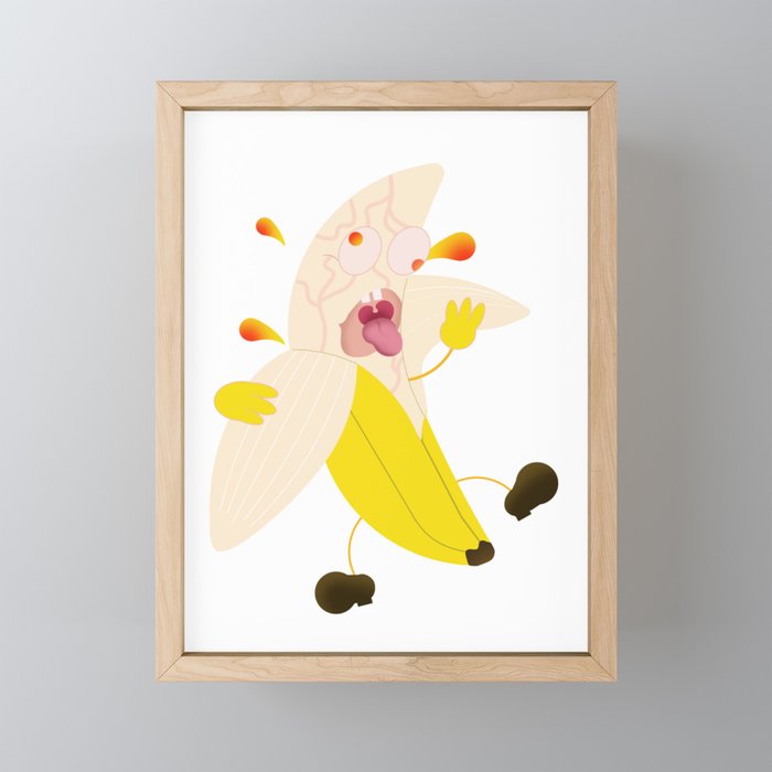 Boxing Day Banana Framed Mini Art Print
