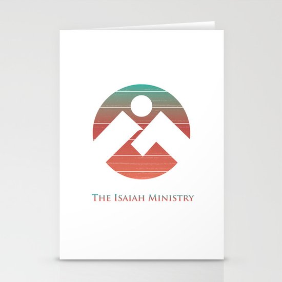 The Isaiah Ministry Logo Stationery Cards