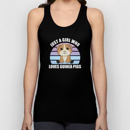 Just A Girl who Loves Guinea Pigs - Sweet Guinea Unisex Tank Top