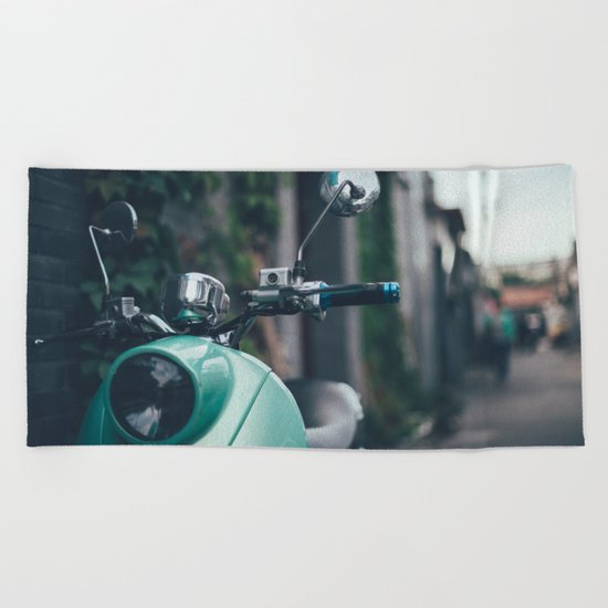 Lovely bike Beach Towel