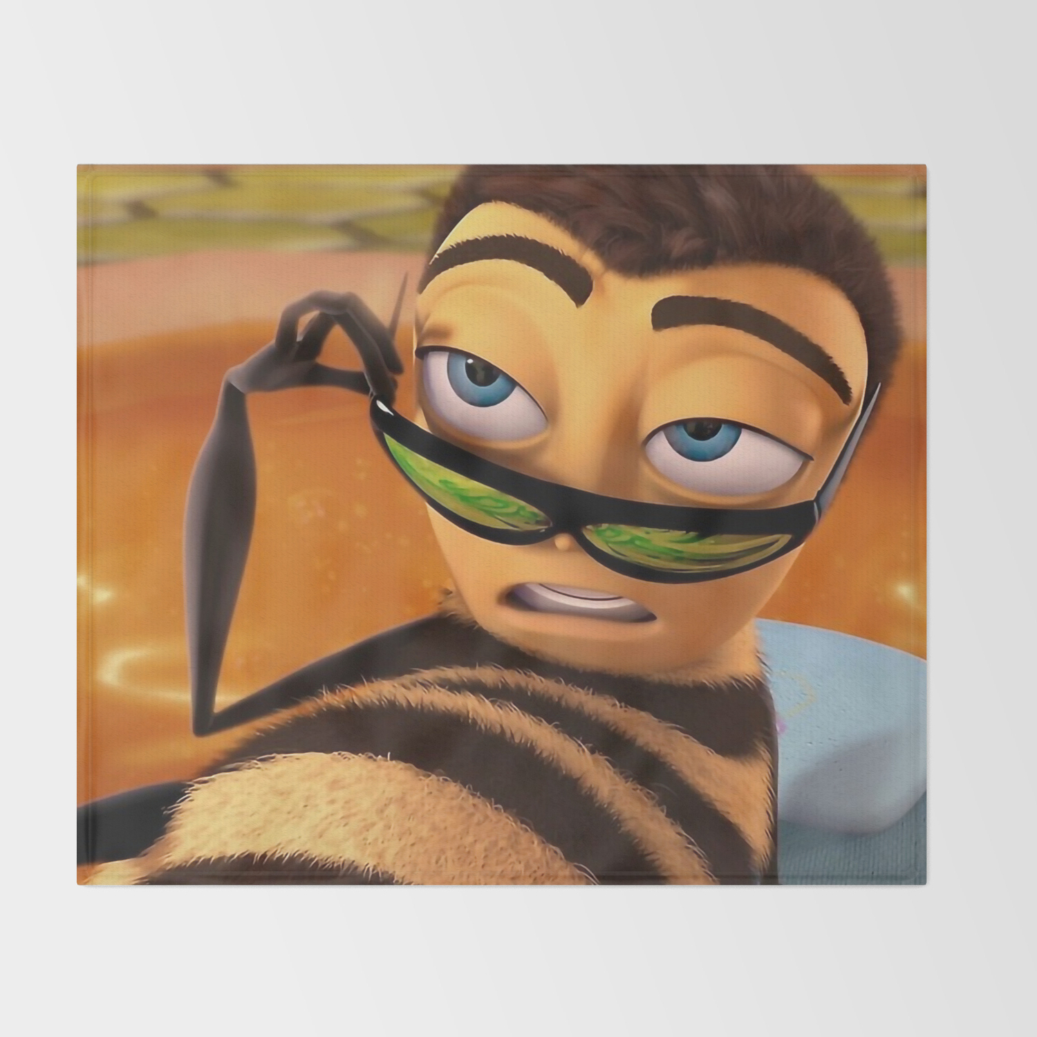 Barry Benson Bee Movie Meme Throw Blanket By Amemestore Society6