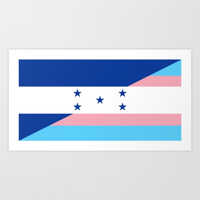 Orgullo Pride Honduras Trans Art Print