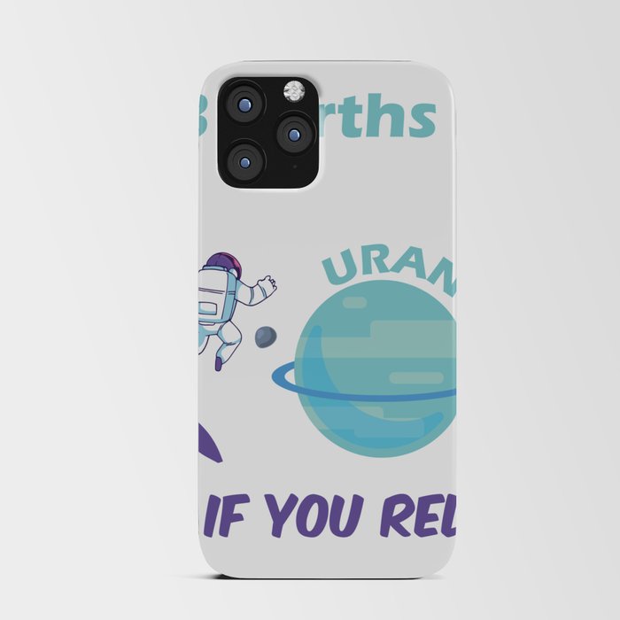 Planetary Science  Uranus Shirt For Astrophysicians iPhone Card Case