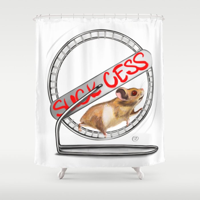 Suck Cess Shower Curtain