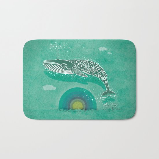 Whale Future Bath Mat