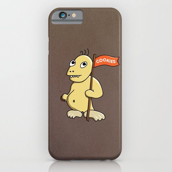 Funny Cartoon Cookie Monster iPhone & iPod Case