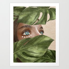 Woman with Vision Art Print