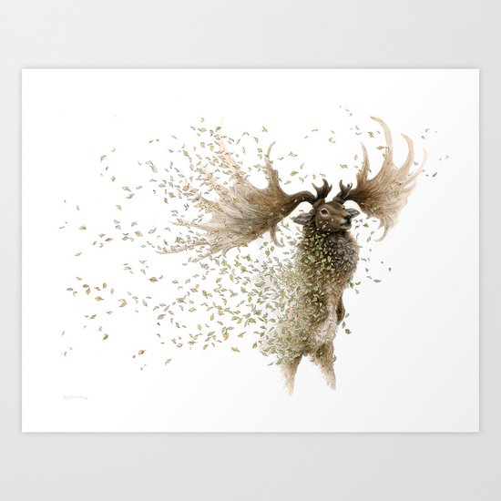 A Time Long Past Art Print
