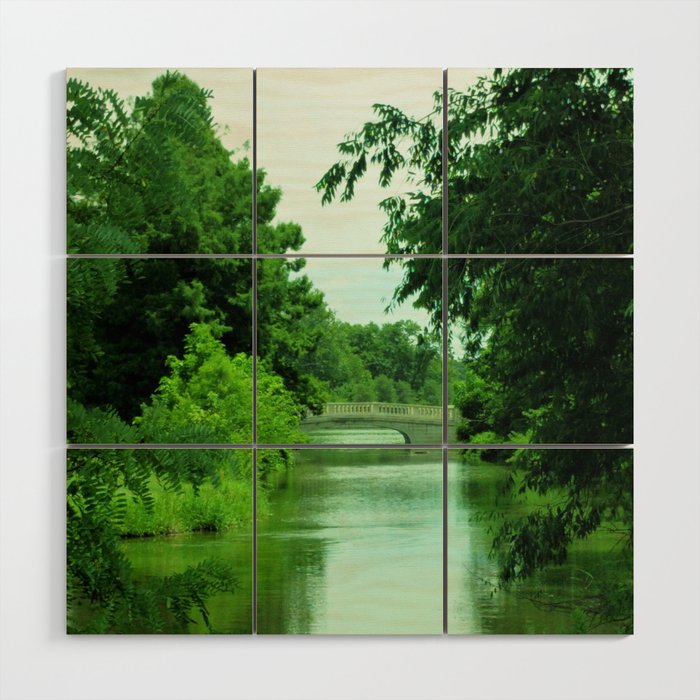 green garden dream Wood Wall Art