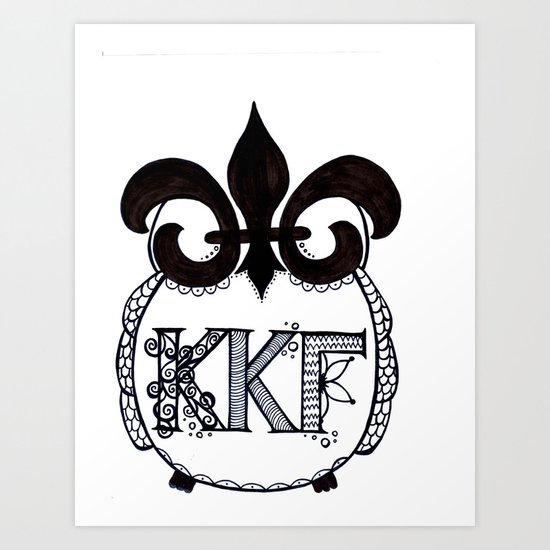 Owl2 Art Print