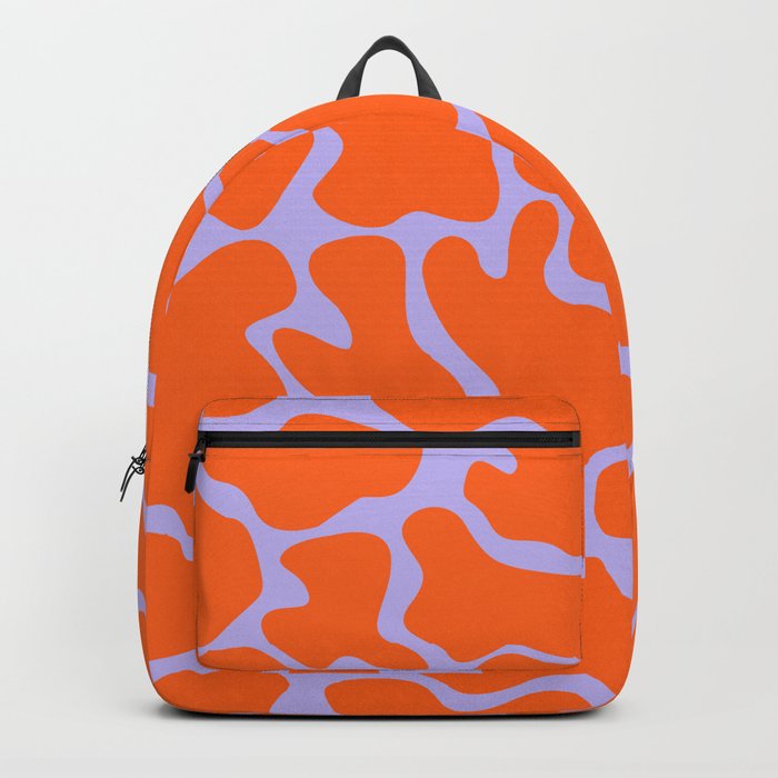 Red and Lilac Blobs Backpack