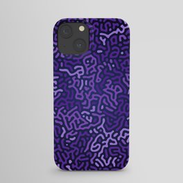 Purple Gradient  Smart Turing Pattern Design , 13 Pro Max 13 Mini Case, Gift Geschenk Phone-Hülle iPhone Case